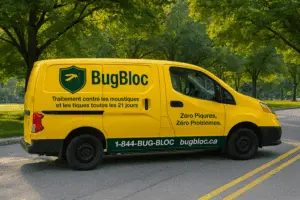 West Island pest control bug bloc truck